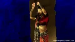 تشغيل الحسية الآسيوية راقصة امرأة سمراء إغاظة طريقها خلال الليل مع التعري المثيرة بوليوود