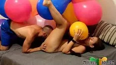Play He discovers that this young woman's pussy is very sexy and he can have sex with her until