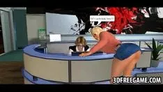 Reproducir A la mierda una bomba rubia sexy que hace patas