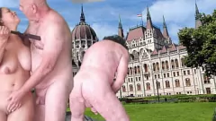 Abspielen Neujahr im Freien mit Garabas und Olpr - Sinnliche Handjob -Aktion